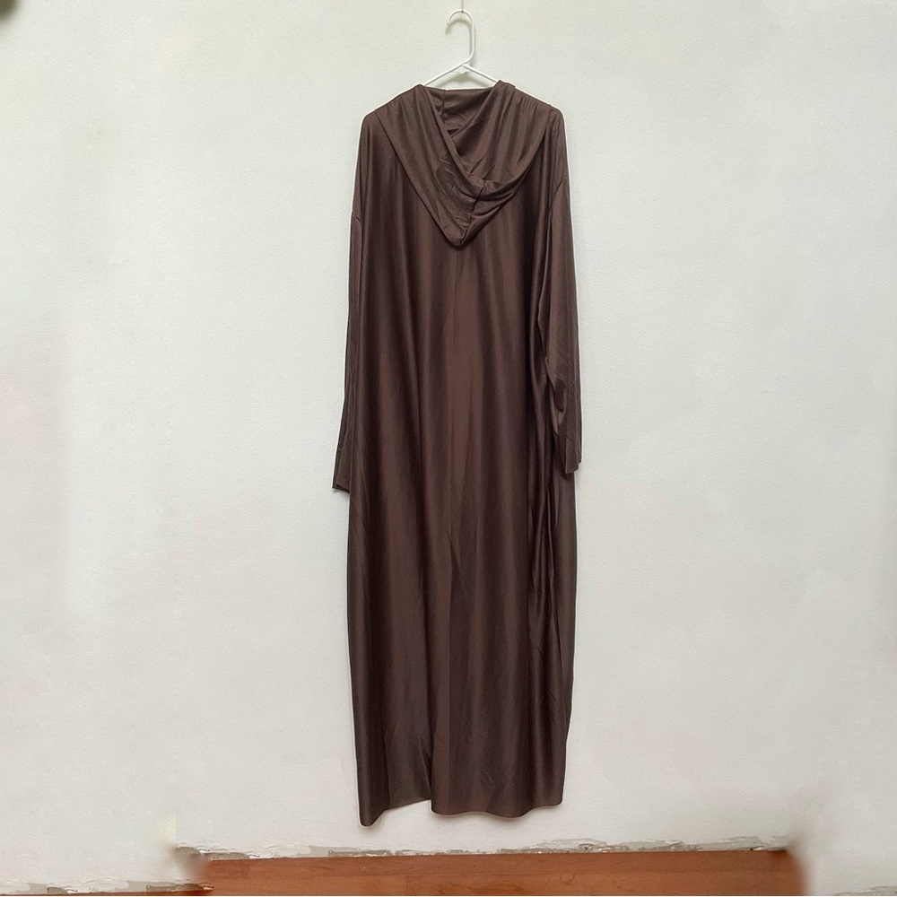 Adult Brown Hooded Robe Size XXL Costume Monk Cosplay Christmas Program Friar - Picture 5 of 6